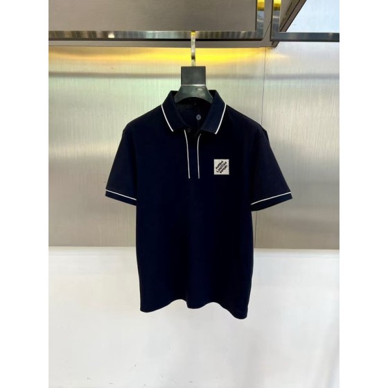 Louis Vuitton Spring New Arrival: Collared Short-Sleeve Polo Shirt, Custom-Made Fabric for High Breathability and Comfort